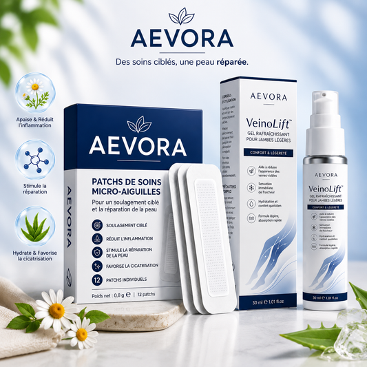 Système AEVORA VeinoLift ( 1 patchs+ 1 gel)